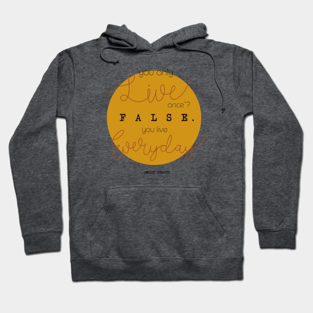 YOLO? False. Hoodie by FrancesDuckworth